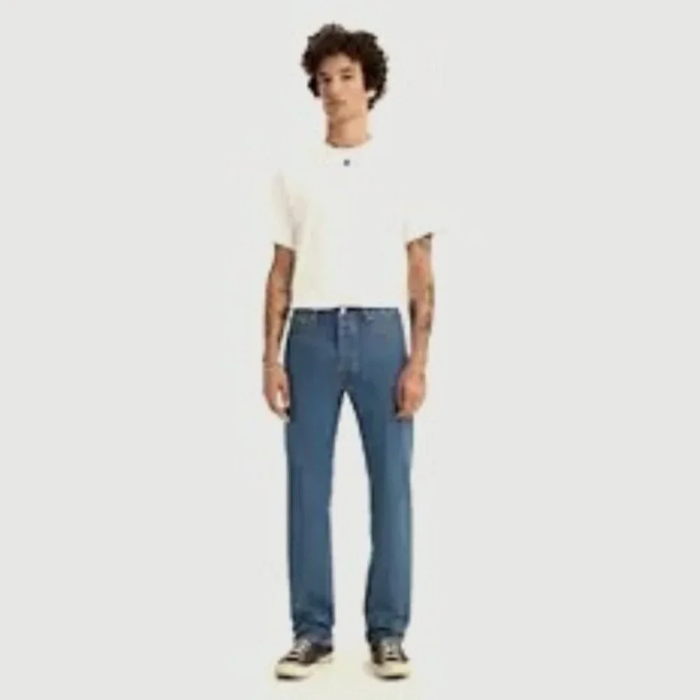 Levi's Jeans 501 Straight Button Fly Medium Classic Iconic Size 42 #00501-3306